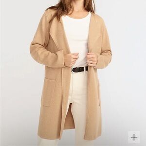 NWT J. Crew Juliette collarless sweater-blazer